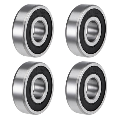 Harfington Deep Groove Ball Bearing Metric Double Sealed High Carbon Steel Z2