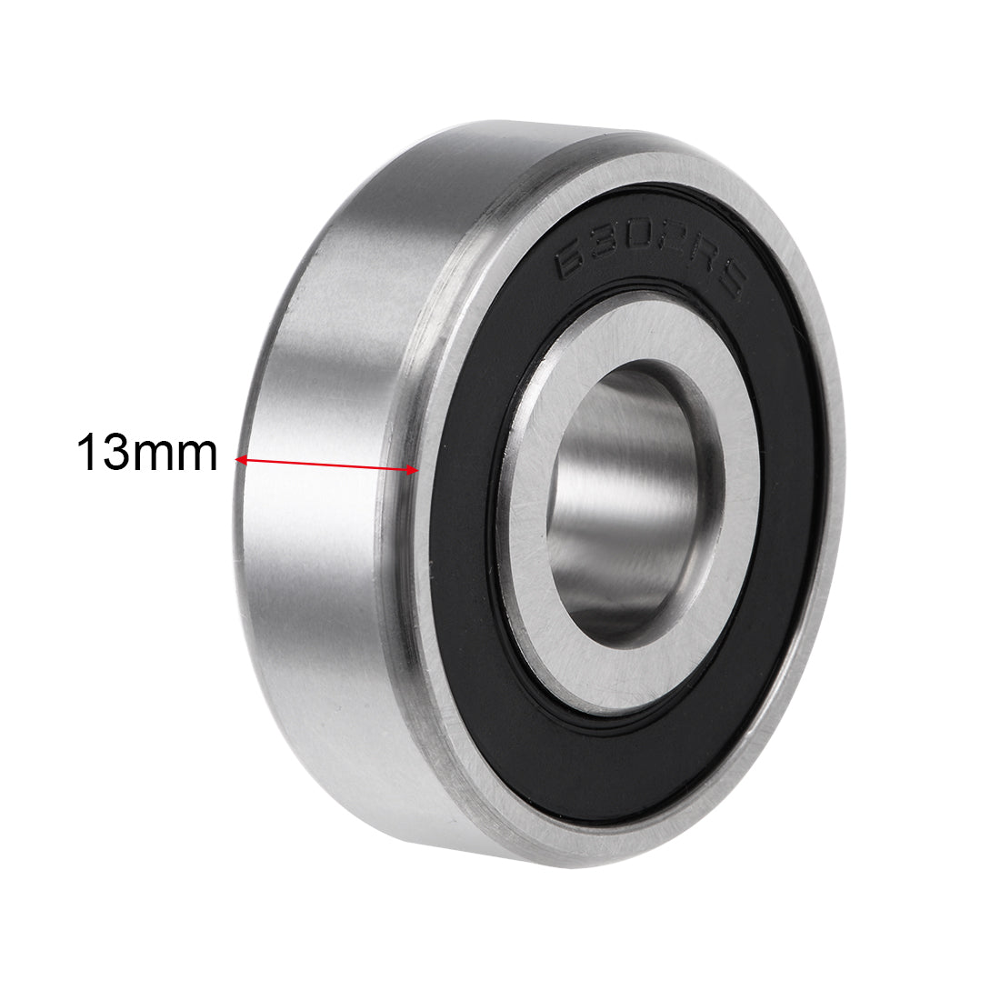 Harfington Deep Groove Ball Bearing Metric Double Sealed High Carbon Steel Z2