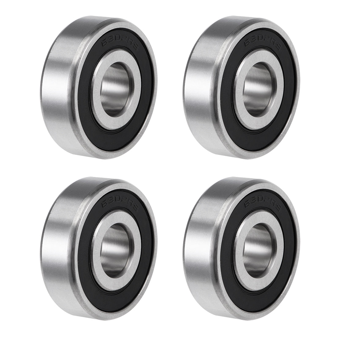 Harfington Deep Groove Ball Bearing Metric Double Sealed High Carbon Steel Z2