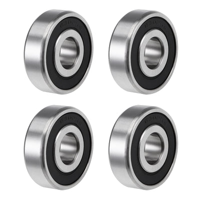 Harfington Deep Groove Ball Bearing Metric Double Sealed High Carbon Steel Z2