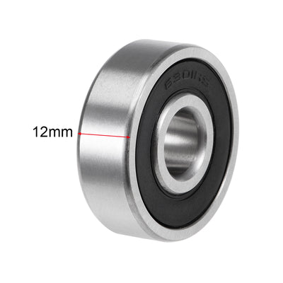 Harfington Deep Groove Ball Bearings Metric Double Sealed High Carbon Steel Z2 Bearing