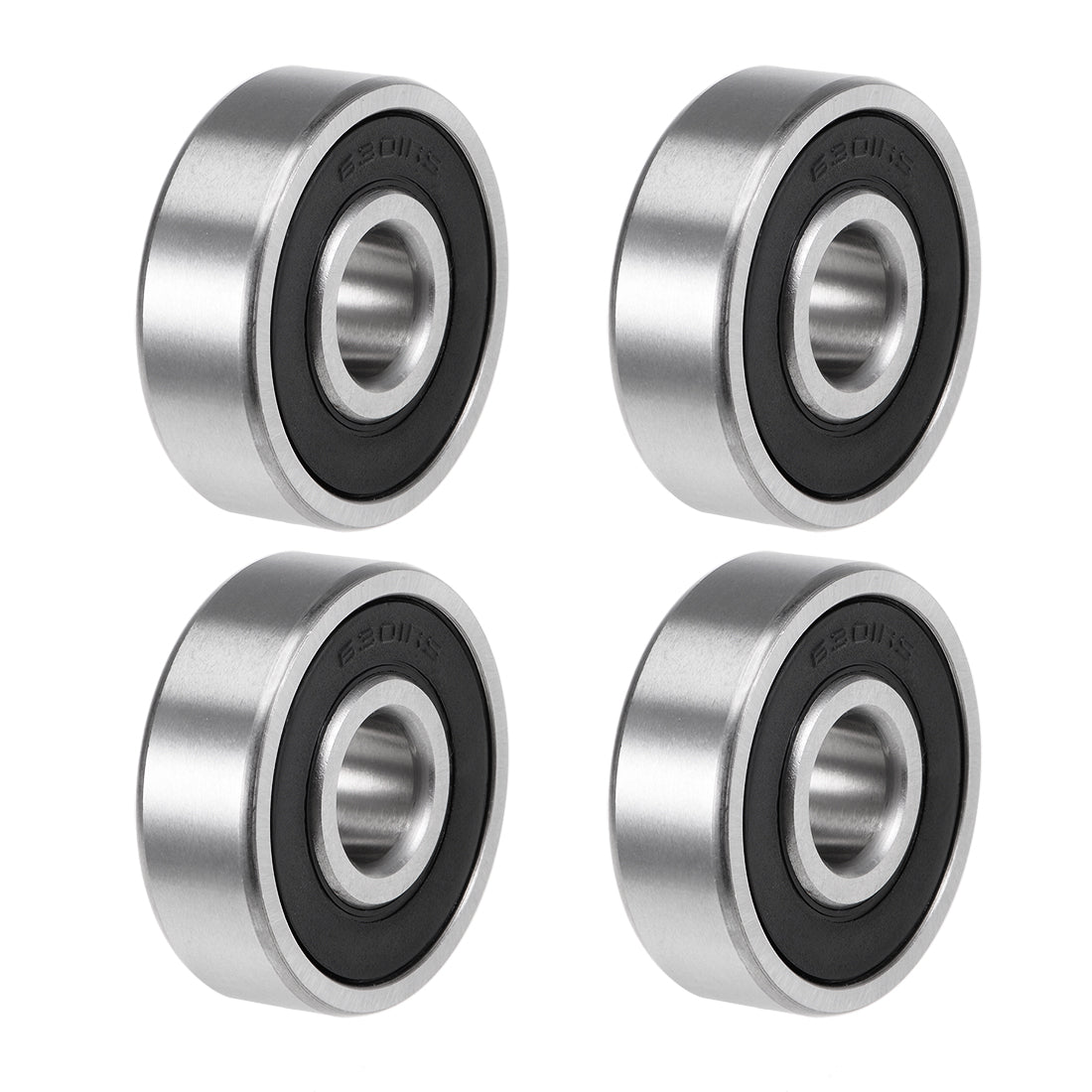 Harfington Deep Groove Ball Bearing Metric Double Sealed High Carbon Steel Z2