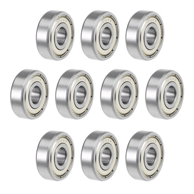 Harfington Deep Groove Ball Bearings Metric Double Shielded High Carbon Steel Z2 Level