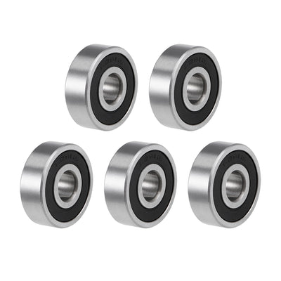 Harfington Deep Groove Ball Bearings Metric Double Sealed High Carbon Steel Z2 Level