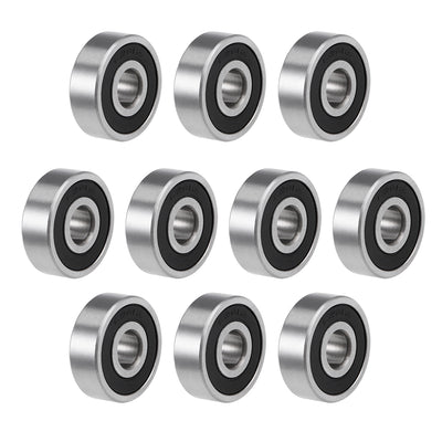 Harfington Deep Groove Ball Bearings Metric Double Seal High Carbon Steel Z2