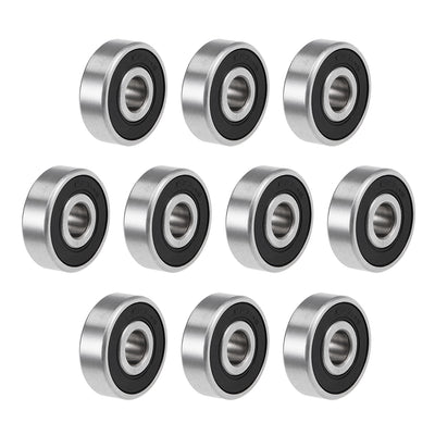 Harfington Deep Groove Ball Bearings Metric Double Seal High Carbon Steel Z2