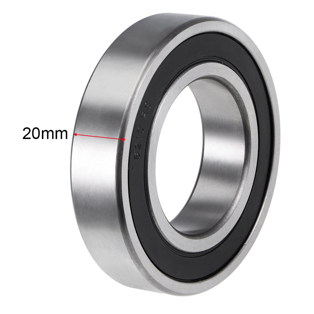 Harfington Deep Groove Ball Bearings Metric Double Sealed High Carbon Steel Z2 Bearing