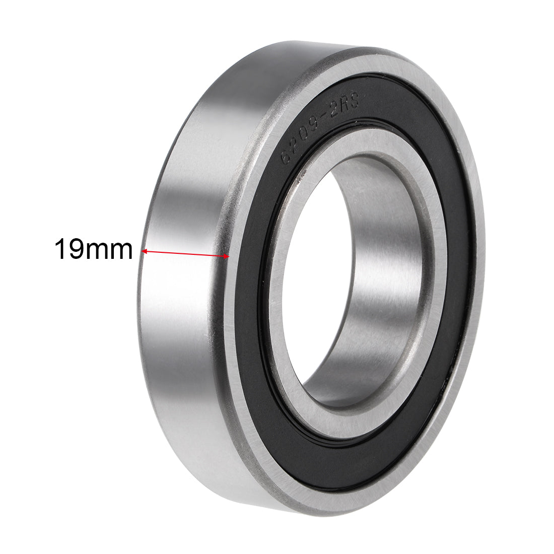 Harfington Deep Groove Ball Bearings Metric Double Sealed High Carbon Steel Z2
