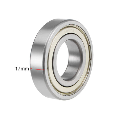 Harfington Deep Groove Ball Bearings Metric Double Shielded High Carbon Steel Z2