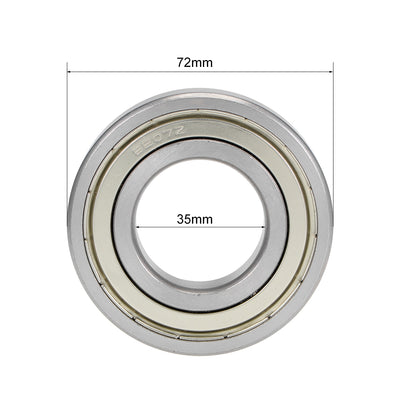 Harfington Deep Groove Ball Bearings Metric Double Shielded High Carbon Steel Z2