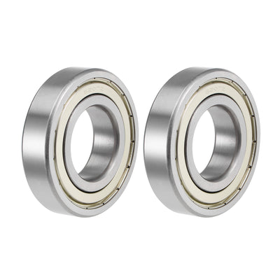 Harfington Deep Groove Ball Bearings Metric Double Shield High Carbon Steel Z2