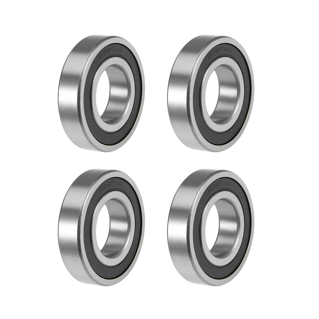 Harfington Deep Groove Ball Bearing Metric Double Sealed High Carbon Steel Z2