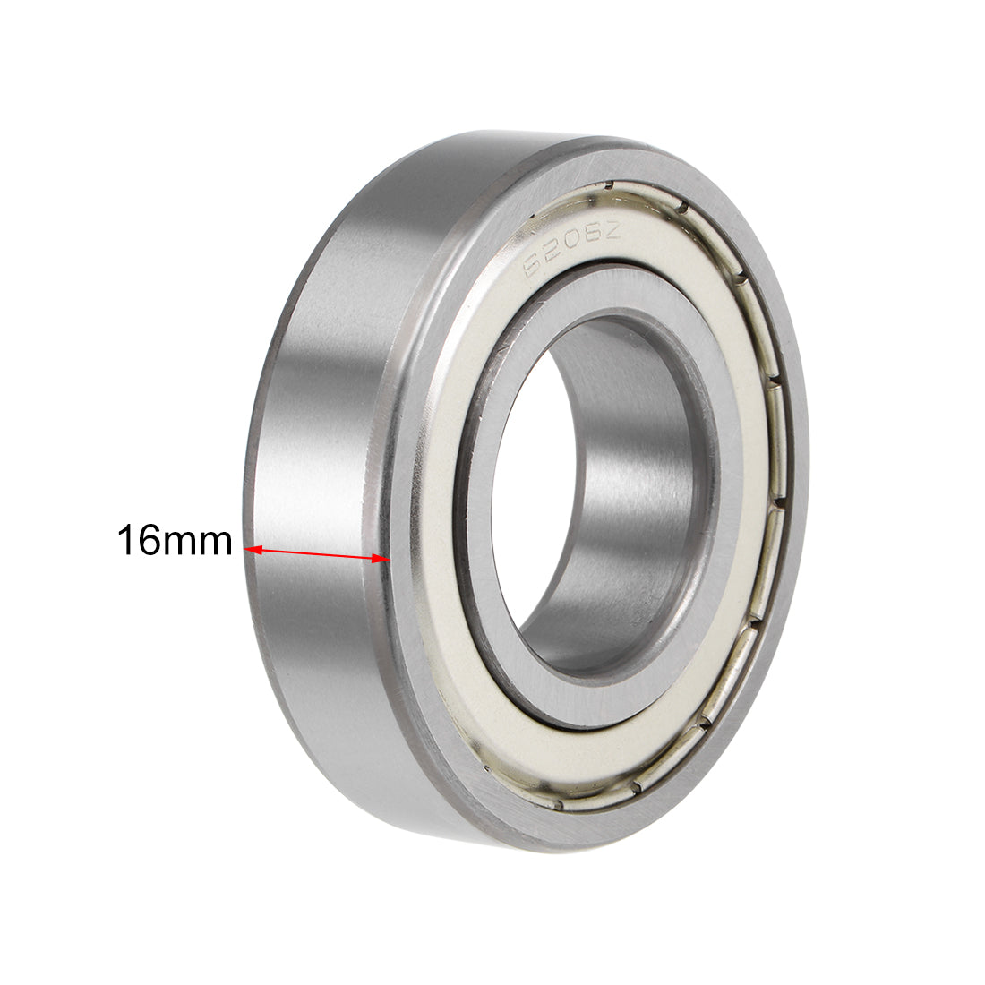 Harfington Deep Groove Ball Bearing Metric Double Shield High Carbon Steel Z2