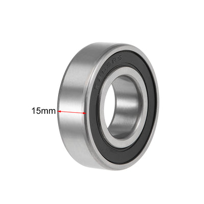 Harfington Deep Groove Ball Bearings Metric Double Sealed High Carbon Steel Z2 Bearing