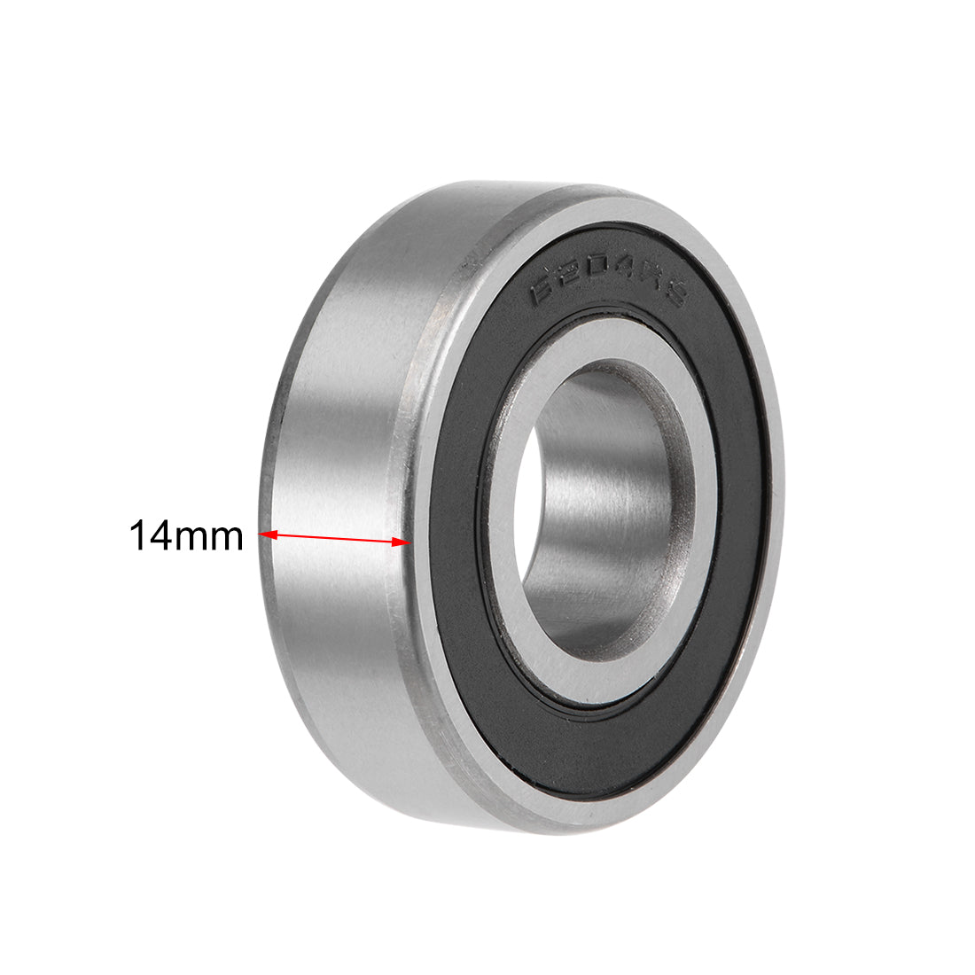 Harfington Deep Groove Ball Bearing Metric Double Sealed High Carbon Steel Z2
