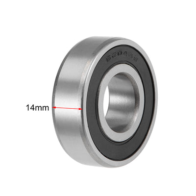 Harfington Deep Groove Ball Bearing Metric Double Sealed High Carbon Steel Z2