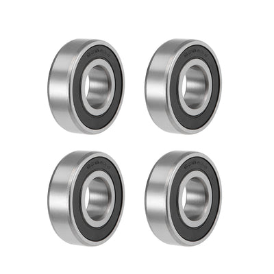 Harfington Deep Groove Ball Bearing Metric Double Sealed High Carbon Steel Z2