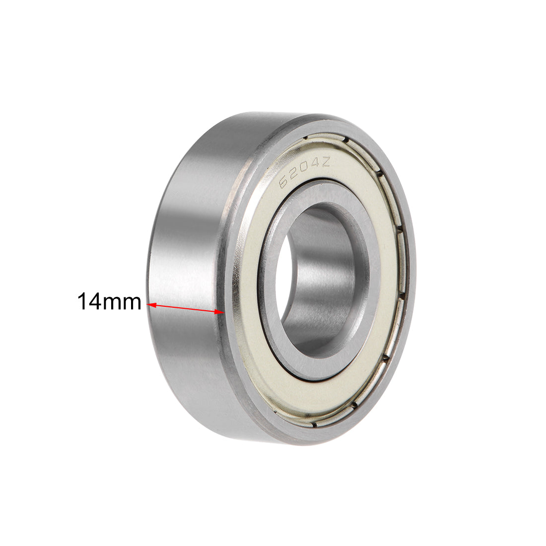 Harfington Deep Groove Ball Bearing Metric Double Shield High Carbon Steel Z2