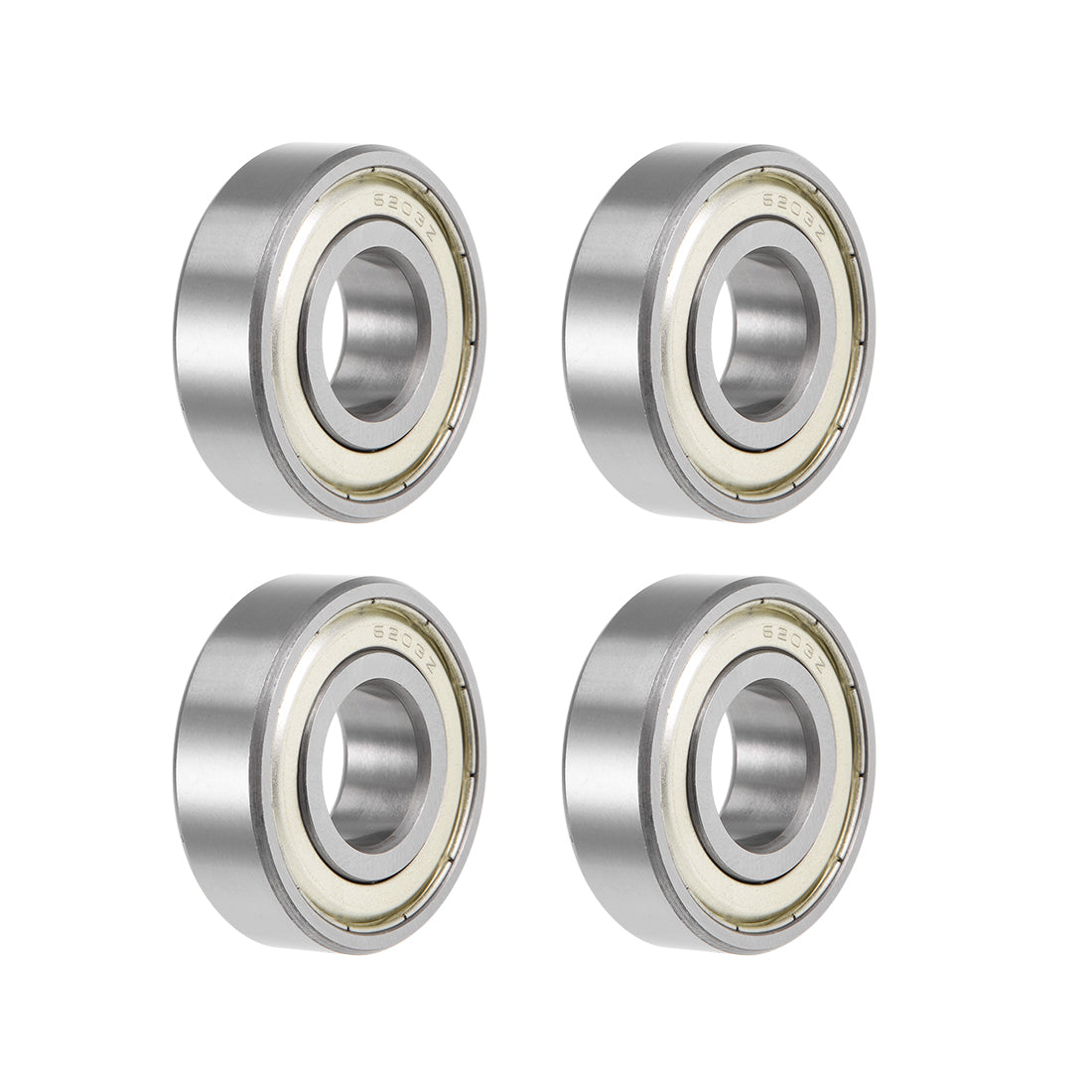 Harfington Deep Groove Ball Bearing Metric Double Shield High Carbon Steel Z2