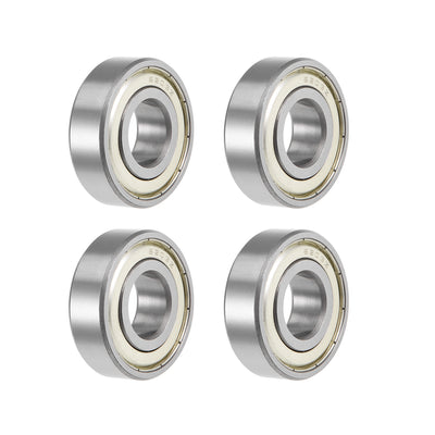 Harfington Deep Groove Ball Bearing Metric Double Shield High Carbon Steel Z2
