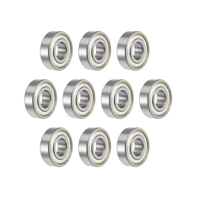 Harfington Deep Groove Ball Bearings Metric Double Shielded High Carbon Steel Z2 Level