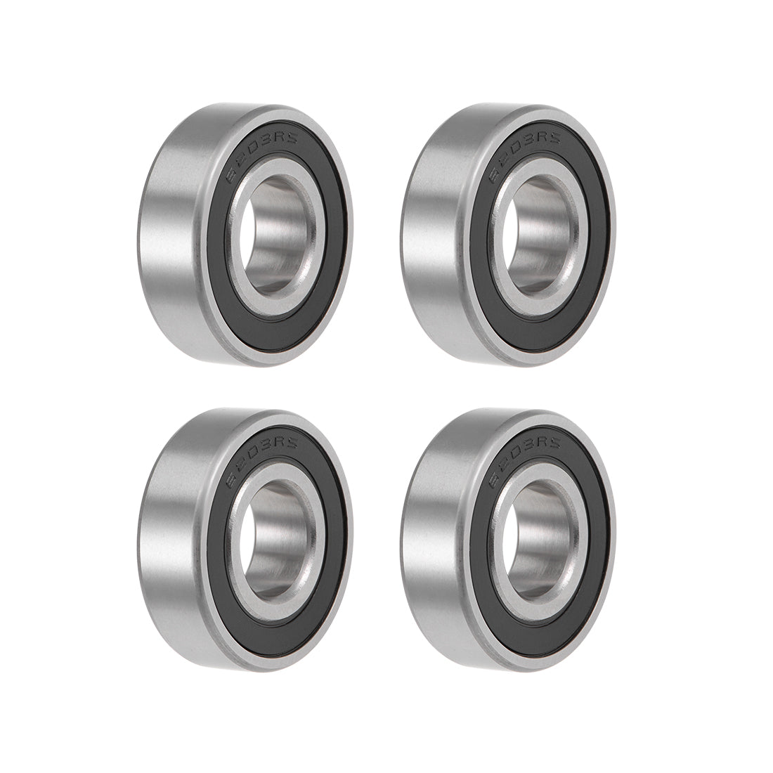 Harfington Deep Groove Ball Bearing Metric Double Sealed High Carbon Steel Z2