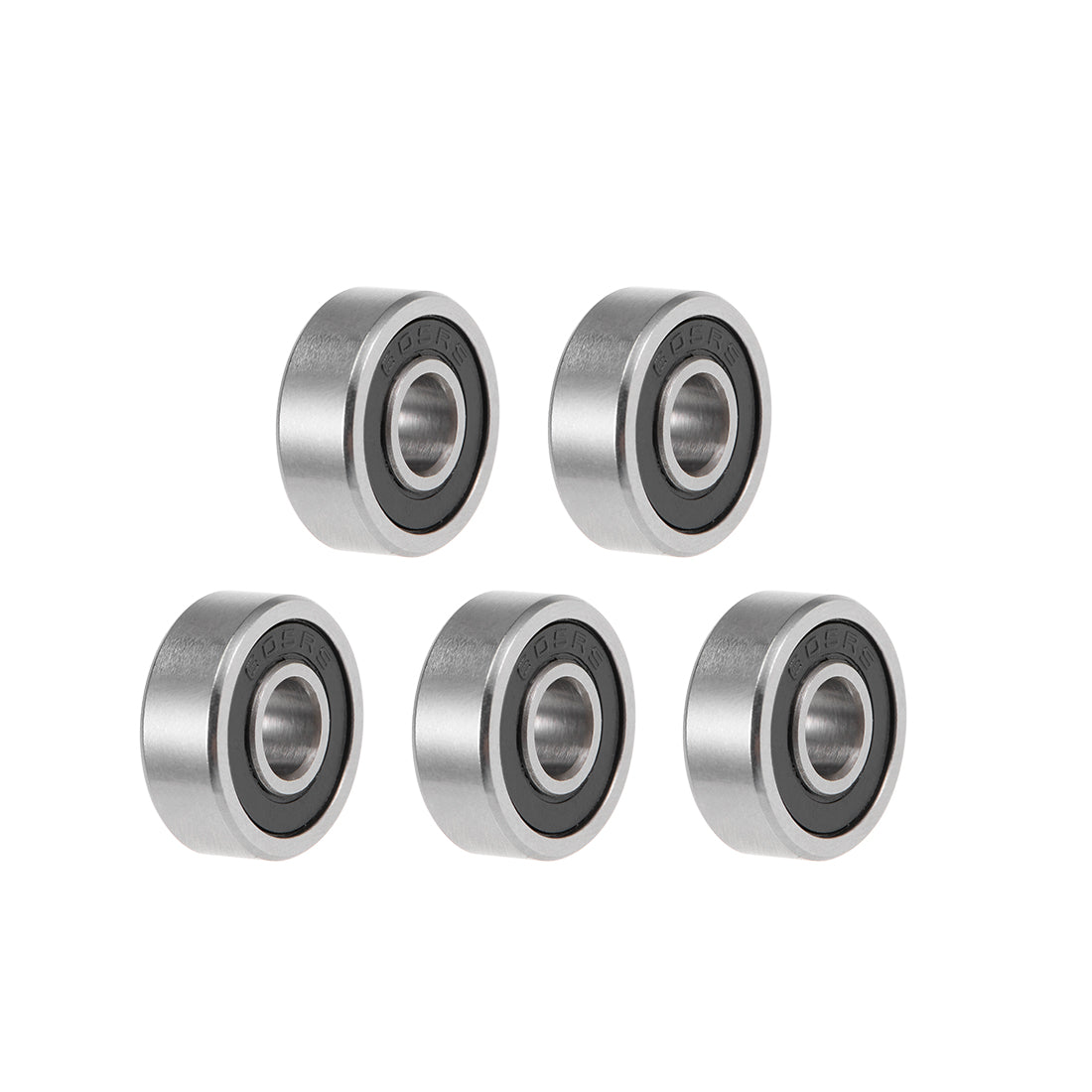 Harfington Deep Groove Ball Bearings Metric Double Sealed High Carbon Steel Z2 Level