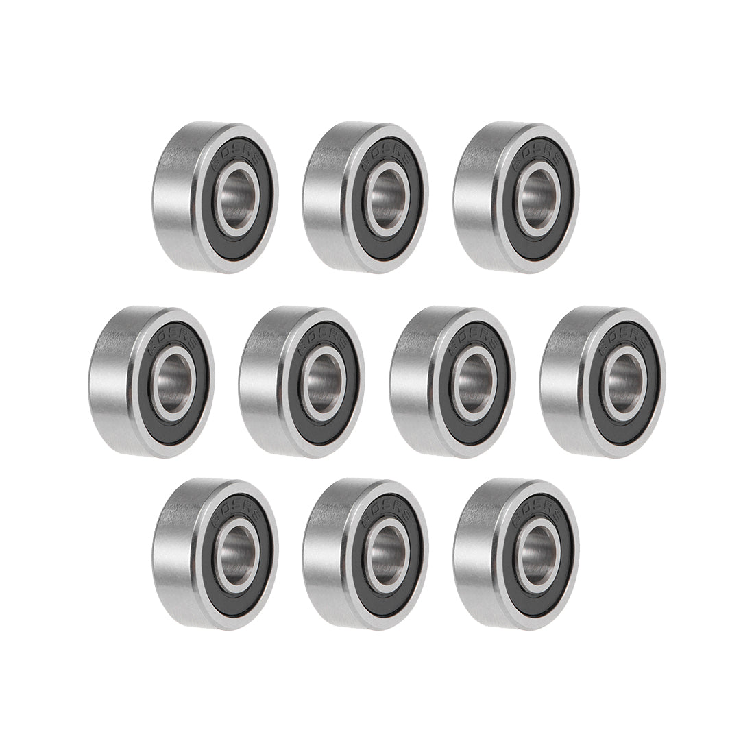Harfington Deep Groove Ball Bearings Metric Double Seal High Carbon Steel Z2