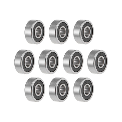 Harfington Deep Groove Ball Bearings Metric Double Seal High Carbon Steel Z2
