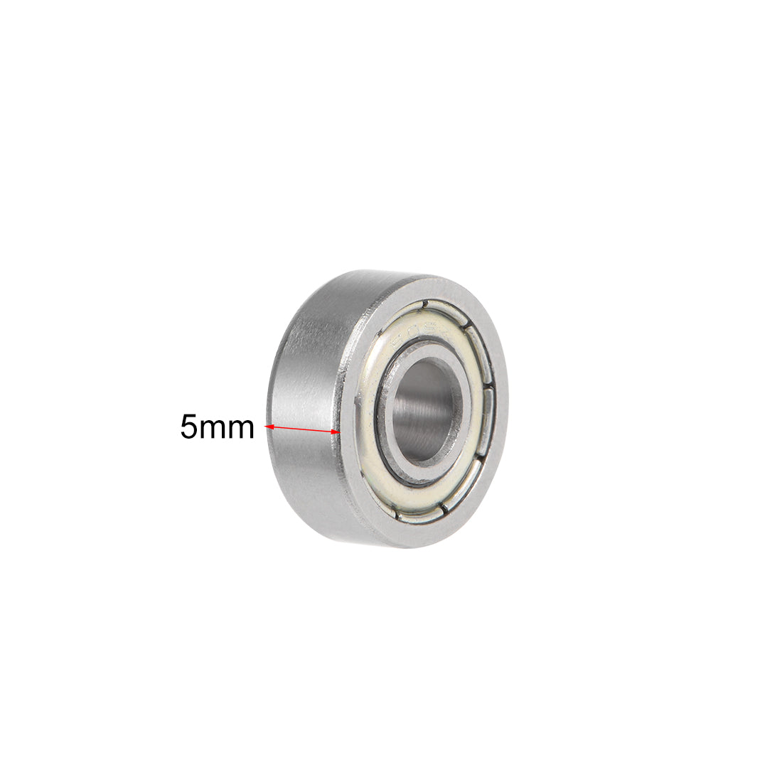 uxcell Uxcell Deep Groove Ball Bearing Metric Double Shielded High Carbon Steel Z2