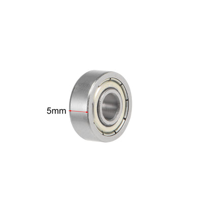 Harfington Uxcell Deep Groove Ball Bearing Metric Double Shielded High Carbon Steel Z2