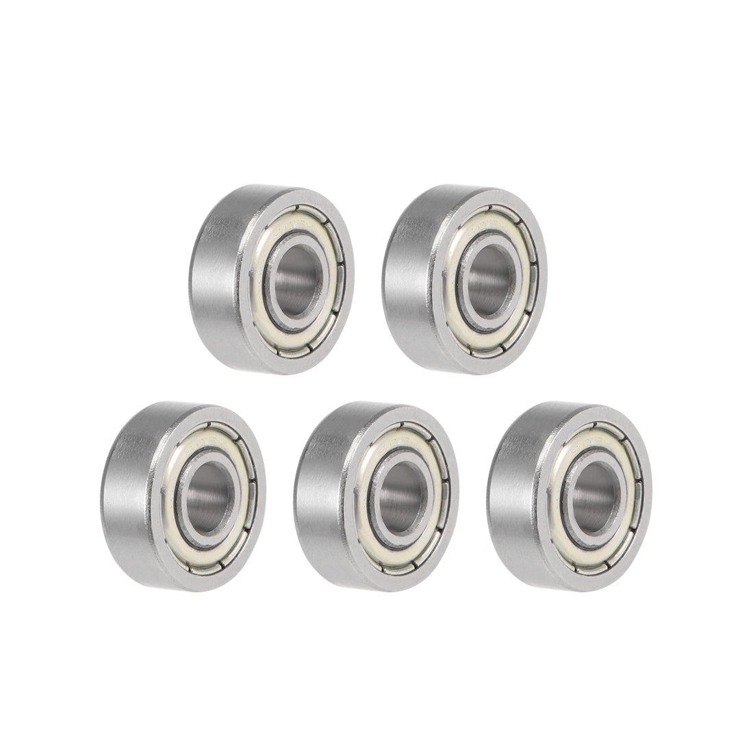 uxcell Uxcell Deep Groove Ball Bearing Metric Double Shielded High Carbon Steel Z2