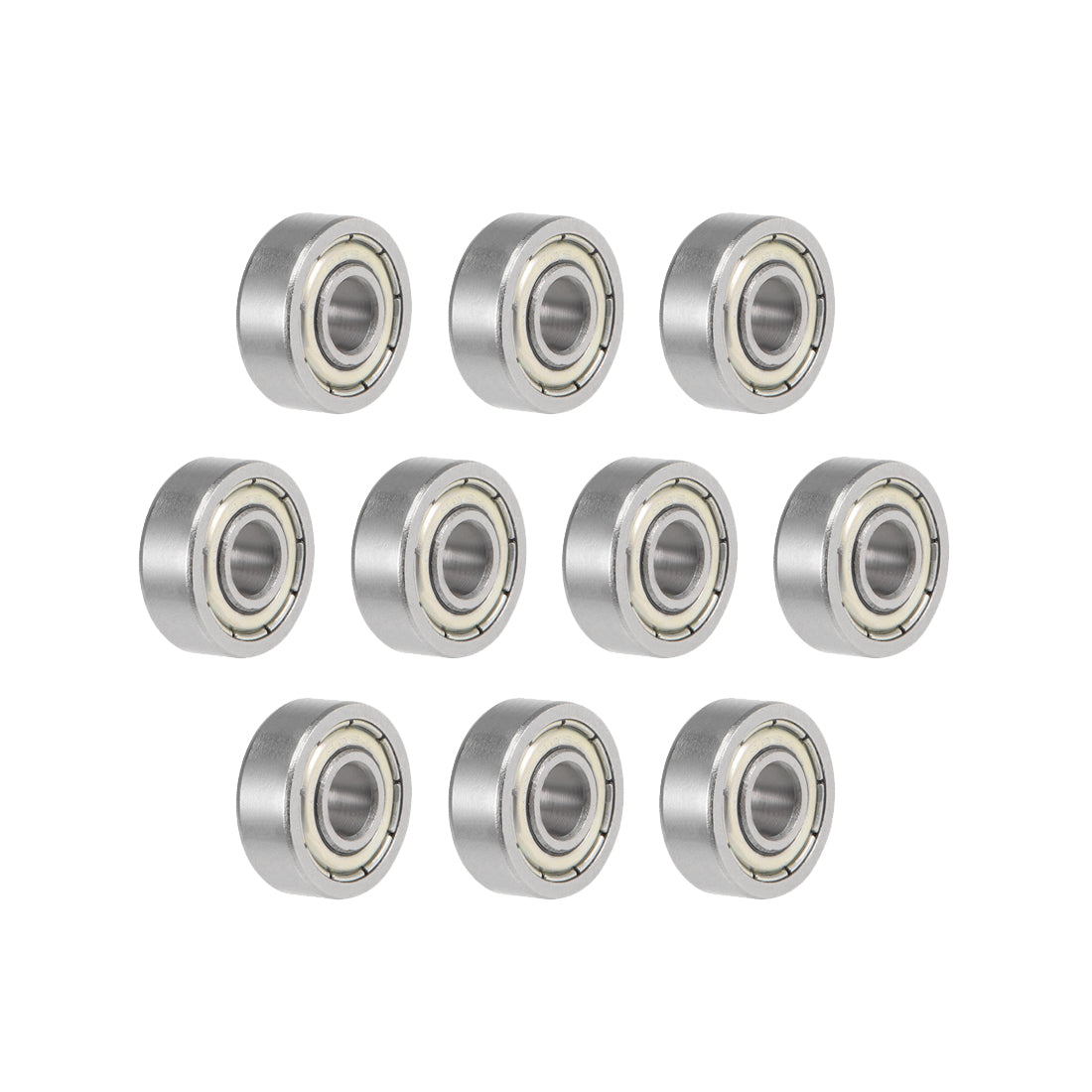 Harfington Deep Groove Ball Bearings Metric Double Shielded High Carbon Steel Z2 Level