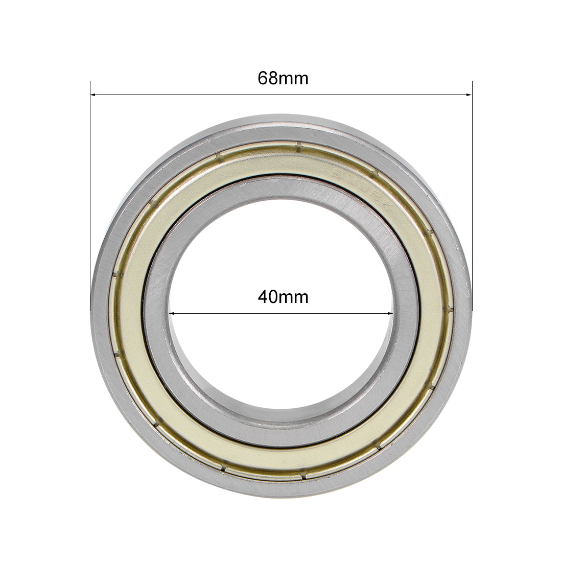 Harfington Deep Groove Ball Bearings Metric Double Shielded High Carbon Steel Z2