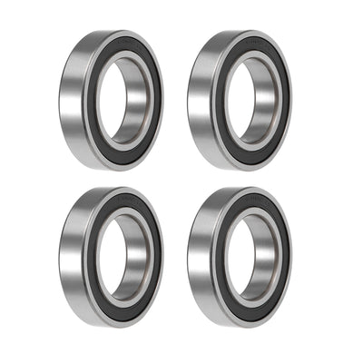 Harfington Deep Groove Ball Bearing Metric Double Sealed High Carbon Steel Z2