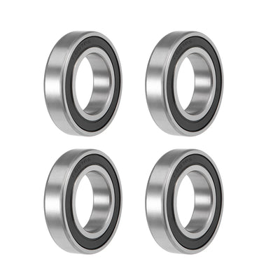 Harfington Deep Groove Ball Bearing Metric Double Sealed High Carbon Steel Z2