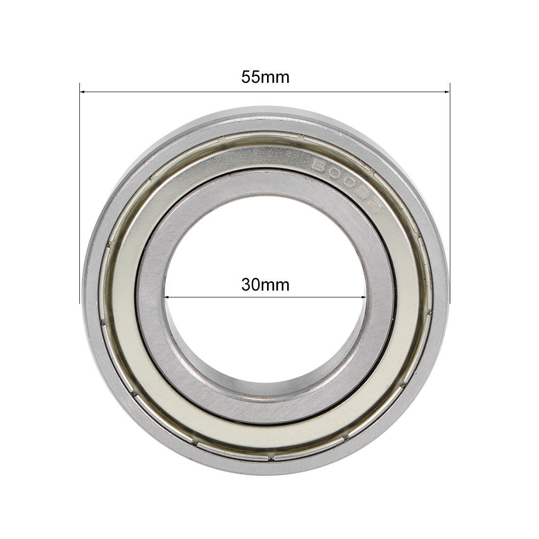 Harfington Deep Groove Ball Bearings Metric Double Shielded High Carbon Steel Z2