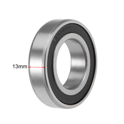 Harfington Deep Groove Ball Bearings Metric Double Sealed High Carbon Steel Z2 Bearing