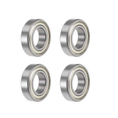 Harfington Deep Groove Ball Bearing Metric Double Shield High Carbon Steel Z2