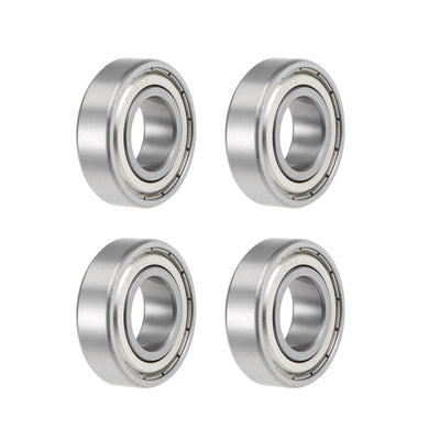 Harfington Deep Groove Ball Bearing Metric Double Shield High Carbon Steel Z2