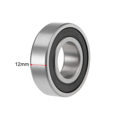 Harfington Deep Groove Ball Bearings Metric Double Sealed High Carbon Steel Z2 Bearing