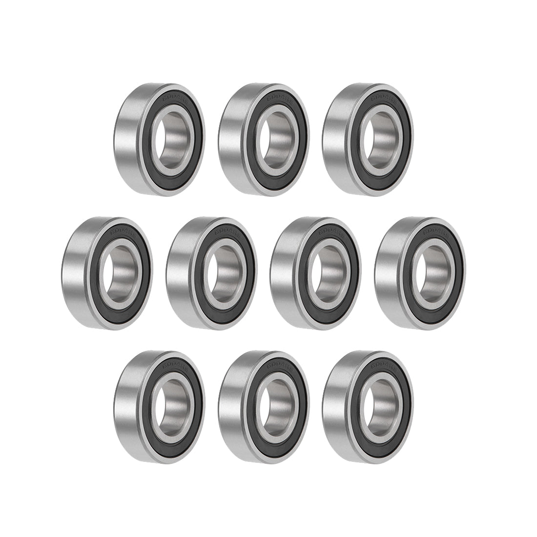 Harfington Deep Groove Ball Bearings Metric Double Seal High Carbon Steel Z2