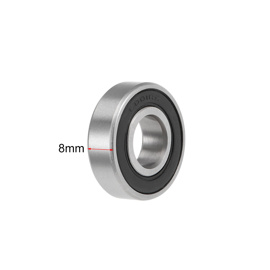 Harfington Deep Groove Ball Bearings Metric Double Seal High Carbon Steel Z2