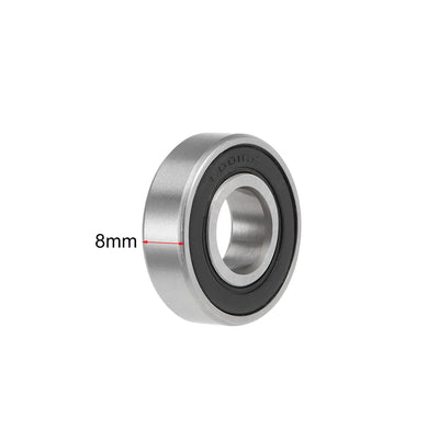 Harfington Deep Groove Ball Bearing Metric Double Seal High Carbon Steel Z2