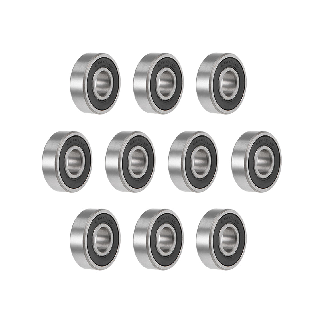 Harfington Deep Groove Ball Bearings Metric Double Seal High Carbon Steel Z2