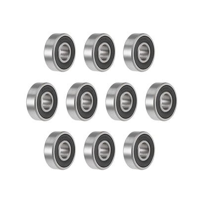 Harfington Deep Groove Ball Bearings Metric Double Seal High Carbon Steel Z2