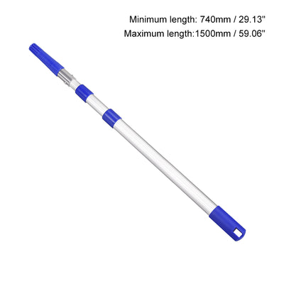 Harfington Extension Pole 3 Section 29-inch to 59-inch Aluminum Telescopic Pole for Paint Roller