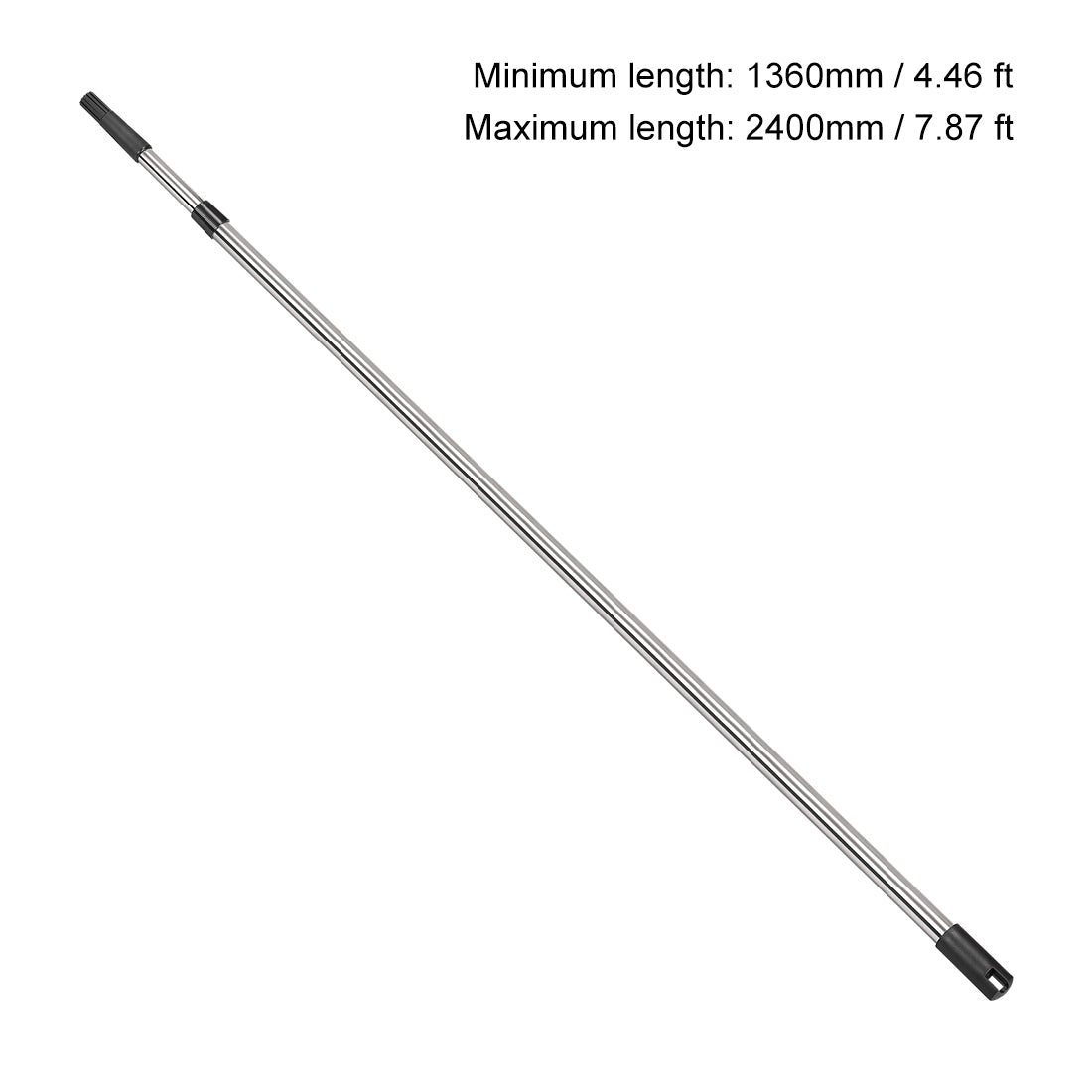 Harfington Paint Roller Stainless Steel Telescopic Extension Pole