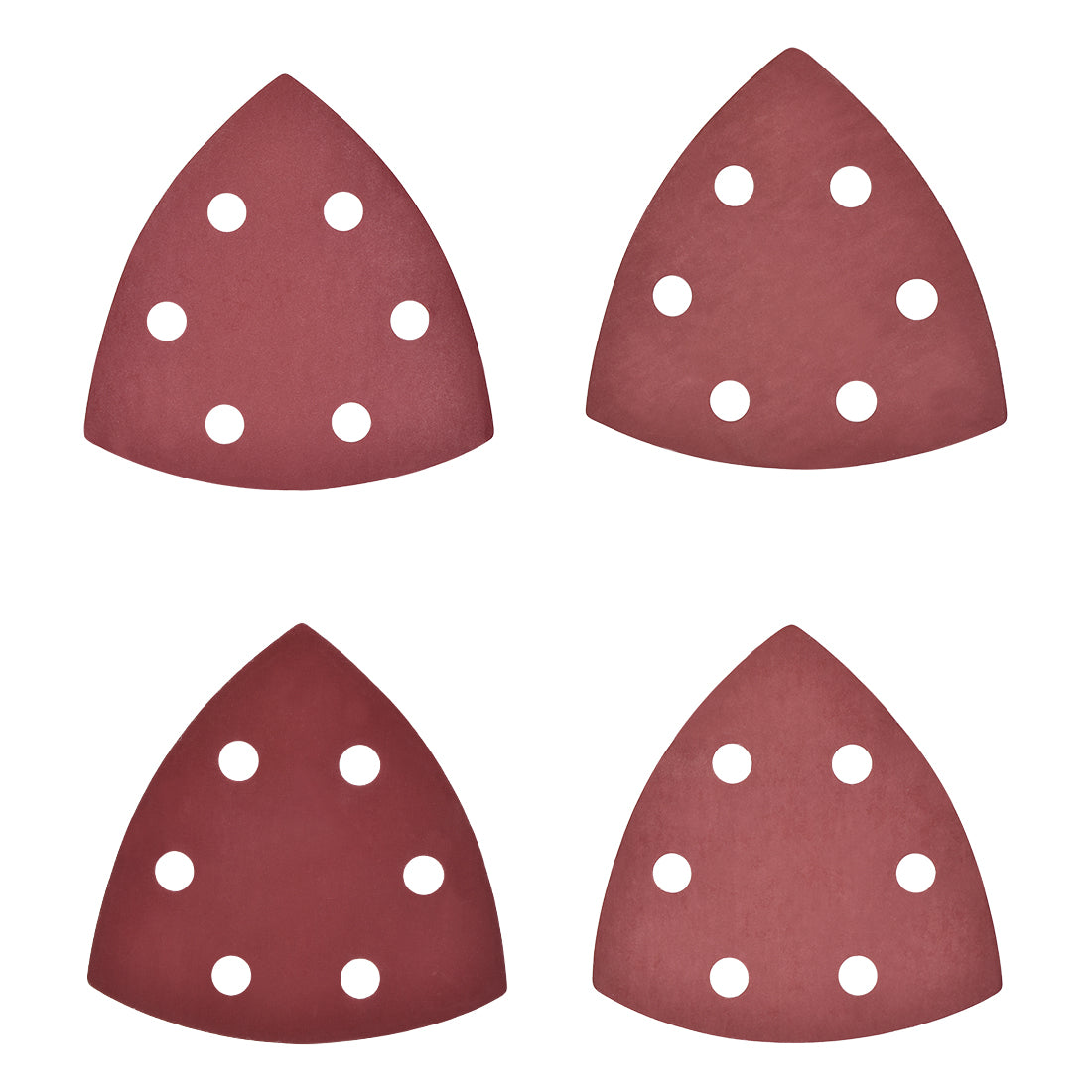 Harfington 20pcsTriangle Detail Sander Sandpaper Sanding Paper Sander Pads Sheet Assorted 6 Hole 1000/1200/1500/2000 Grits