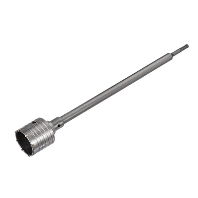 Harfington Wall Hole Drill Bit Stone Hole Saw Cutter with Connecting Rod Drill for SDS X4 Impact Drill